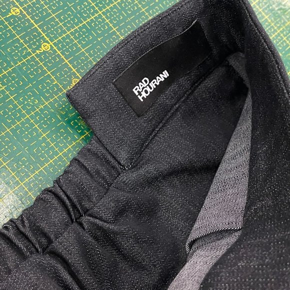 RARE UNISEX Rad Hourani black jogger jeans size 2 (M) - Picture 6 of 13